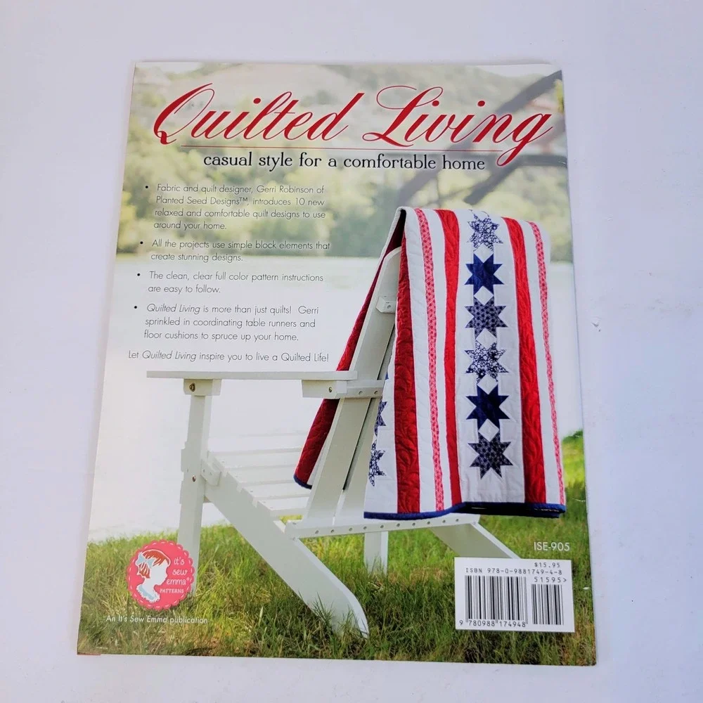 Planted Seed Designs Quilted Living Book 10 Patterns Gerri Robinson Crafts